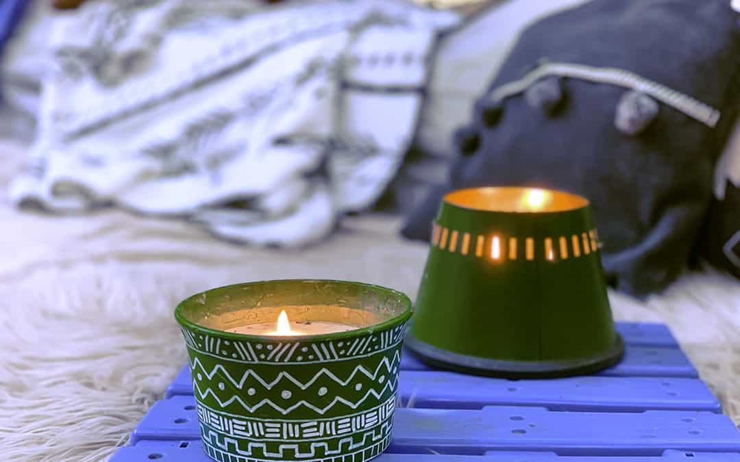 How to make citronella candle with organic ingredients